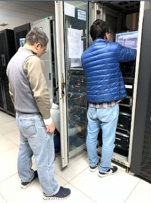 信息室完成氣象數據庫服務器主機上線切換維護，保障信息系統穩定運行